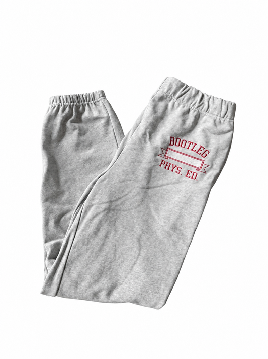 Grey Bootleg P.E Sweats