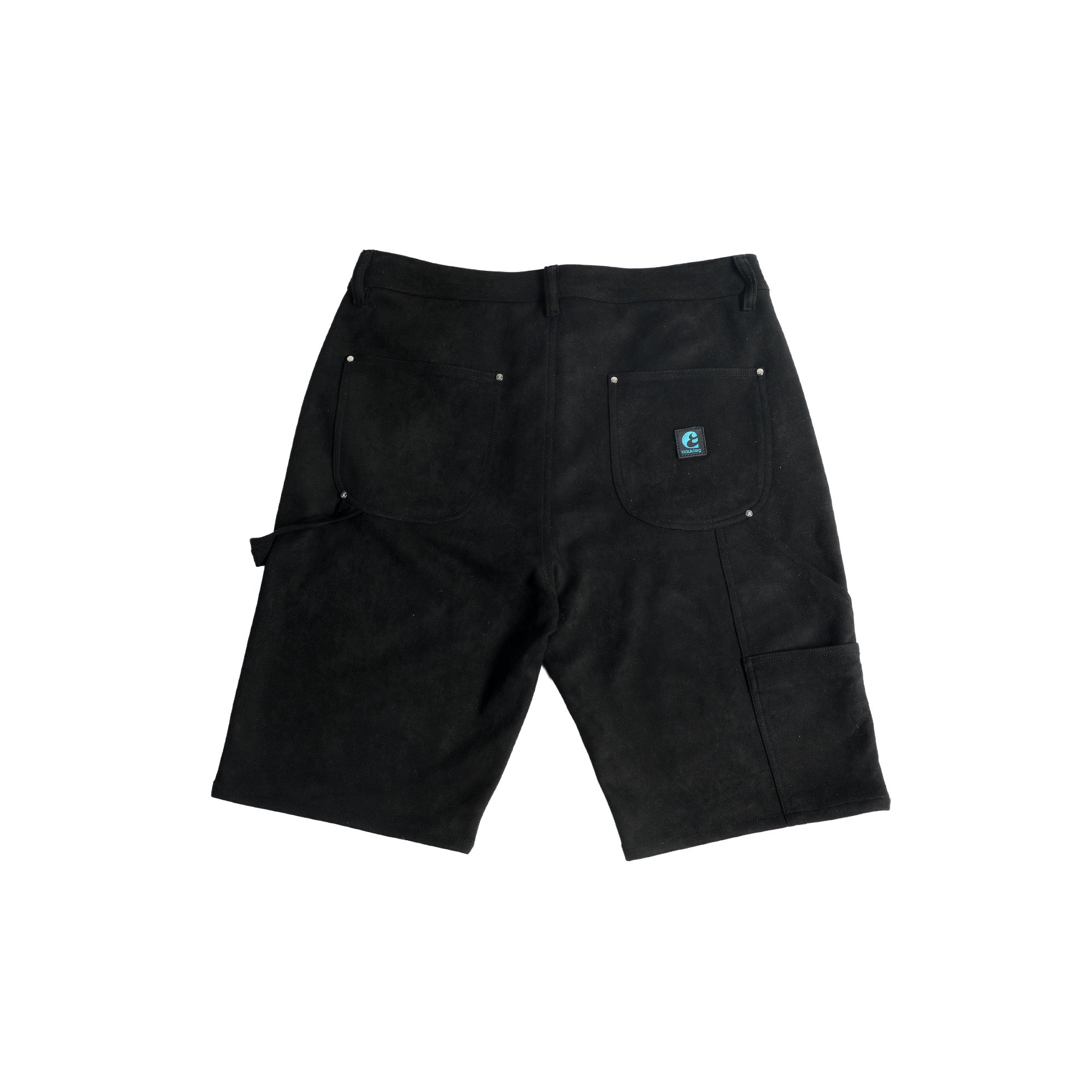 Suede Double Knee Shorts