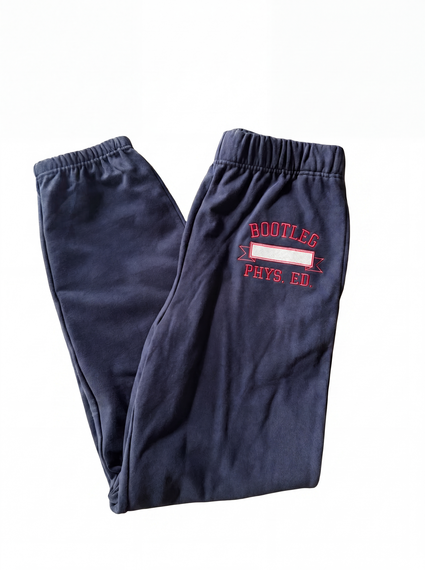 Navy Blue Bootleg P.E Sweats